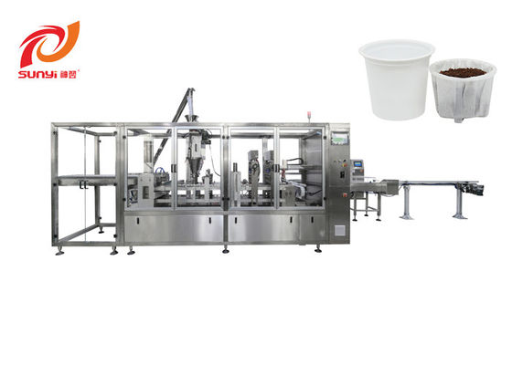 Automatic Biodegradable K Cup Coffee Capsule Filling And Sealing Machine