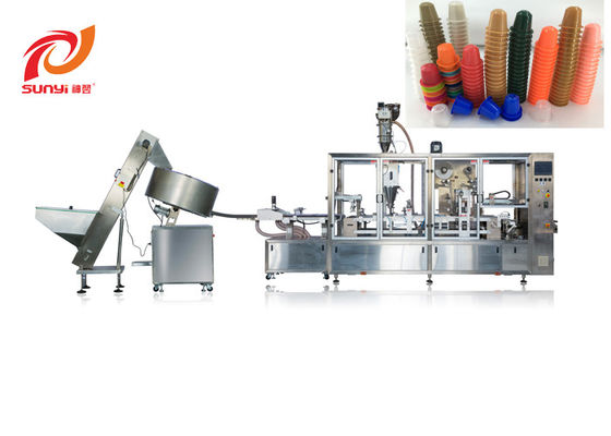 Sunyi new generation entry level big capacity biodegradable coffee capsule filling and sealing machine