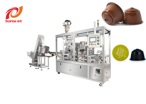 UV Sterilization ISO9001 Coffee Capsule Filling Machine