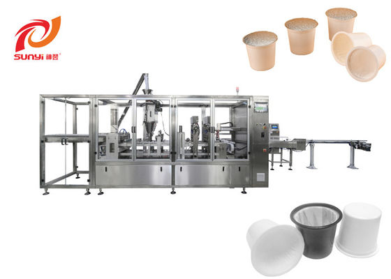 SUNYI ISO9001 80pcs/Min K Cup Filling And Sealing Machine