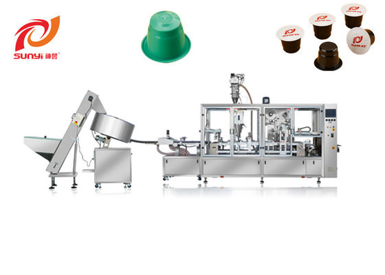 SUNYI 6000pcs/Hour Coffee Capsule Filling Sealing Machine