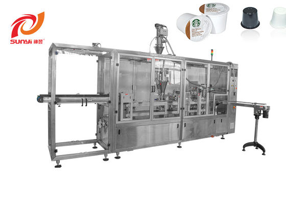 6000pcs/hour Double Lane K Cup Filling And Sealing Machine