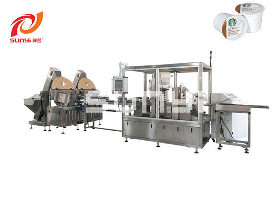 SUNYI 14000pcs/H K-Cup Coffee Capsule Bottom Filter Heat Sealing Machine