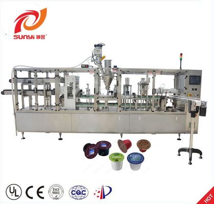 Automatic Sort And Output Capsules Six Lanes Coffee Capsule  Filling Sealing Machine