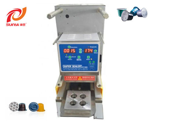 Semi Automatic Coffee Capsule Nespresso Kcup Sealing Machine Manual Coffee Capsule Heat Sealing Machine