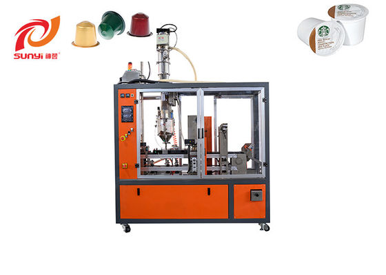 Full Automation And Visualization Two Lanes K-Cup Filling Sealing Machine
